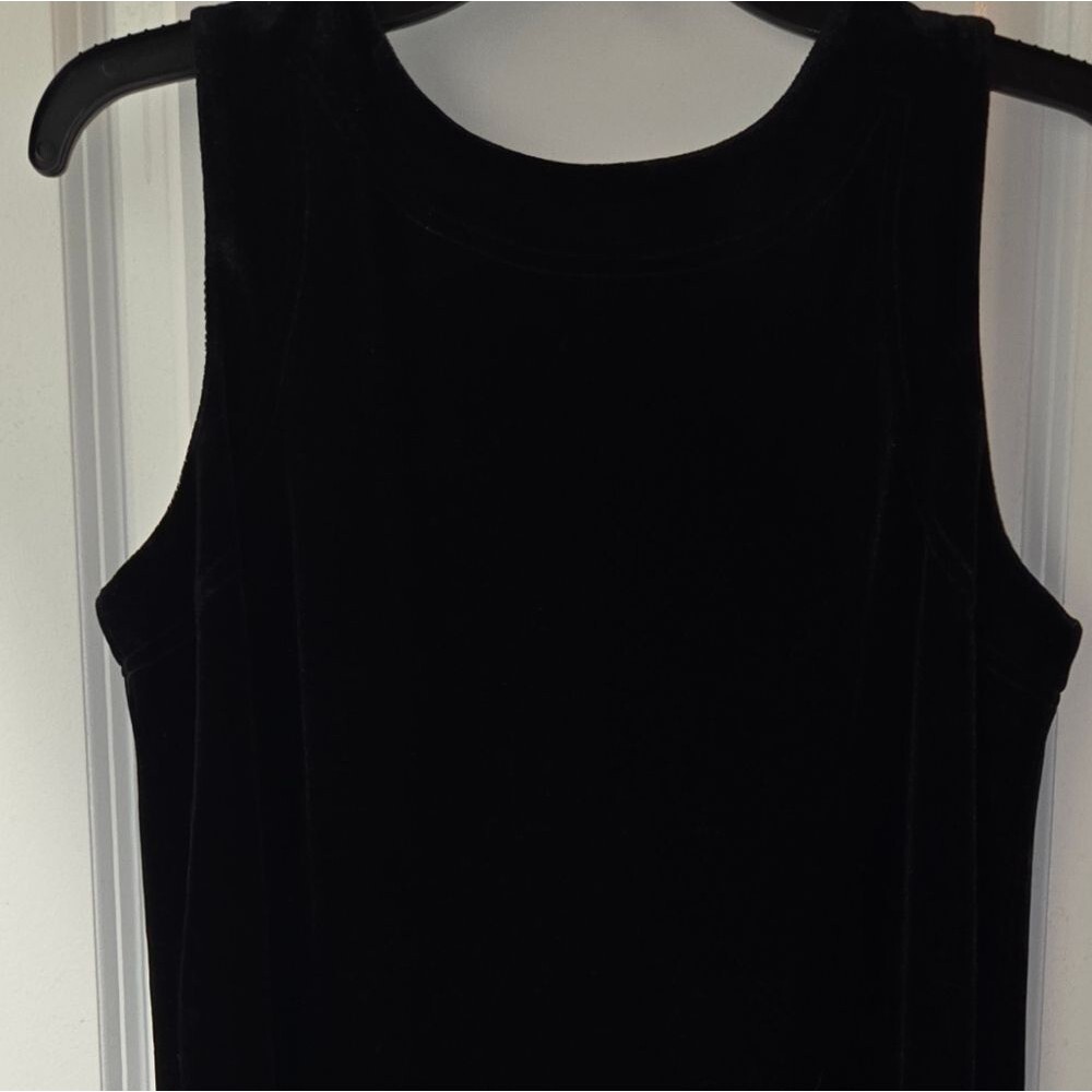 Vintage Victor Costa Black Velvet Dress - Picture 10 of 11